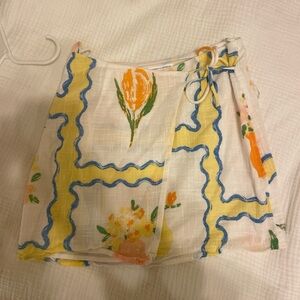 Sabo Skirt Colorful Floral Mini Skirt